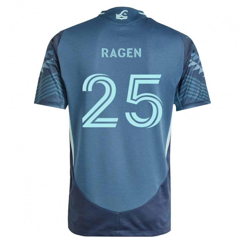 Danxen Hombre Camiseta Jackson Ragen #25 Azul Marino Verde 2ª Equipación 2026/27 La Camisa