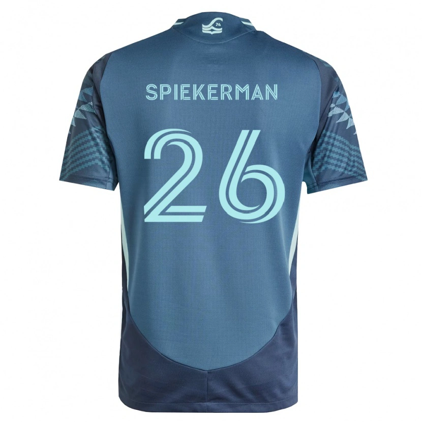 Danxen Hombre Camiseta Stephanie Spiekerman #26 Azul Marino Verde 2ª Equipación 2026/27 La Camisa