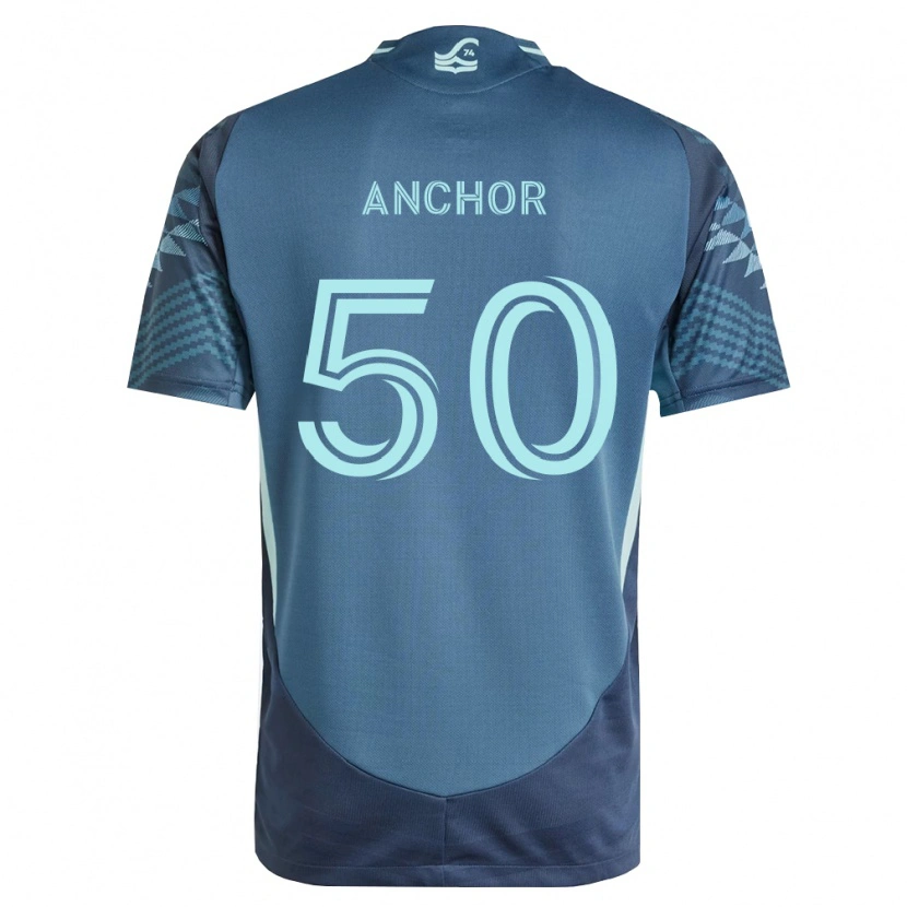 Danxen Hombre Camiseta Max Anchor #50 Azul Marino Verde 2ª Equipación 2026/27 La Camisa