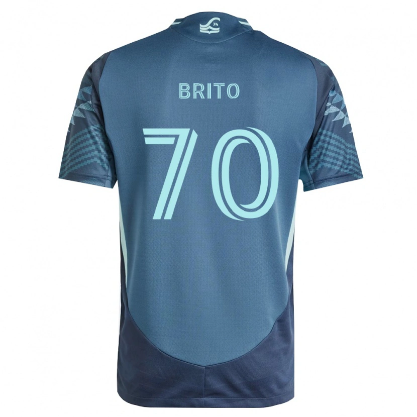 Danxen Hombre Camiseta Kelvin-Luis Brito #70 Azul Marino Verde 2ª Equipación 2026/27 La Camisa