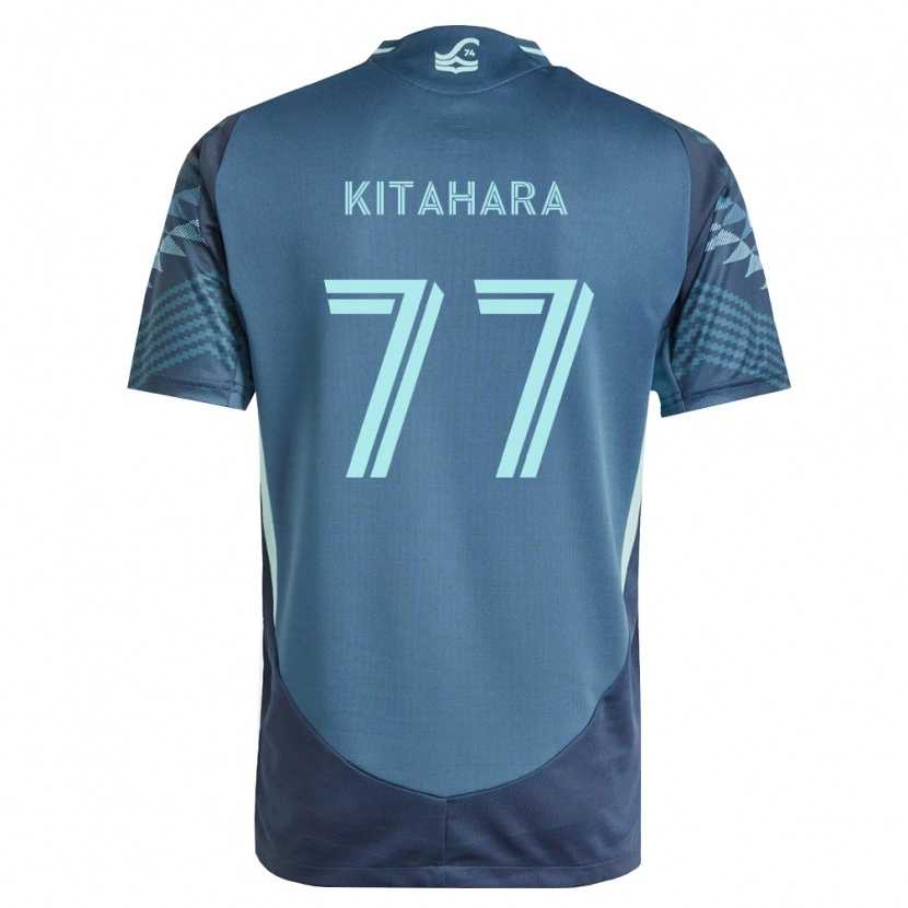 Danxen Hombre Camiseta Sota Kitahara #77 Azul Marino Verde 2ª Equipación 2026/27 La Camisa