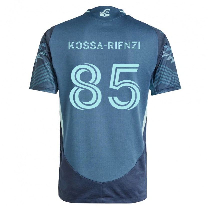 Danxen Hombre Camiseta Kalani Kossa-Rienzi #85 Azul Marino Verde 2ª Equipación 2026/27 La Camisa