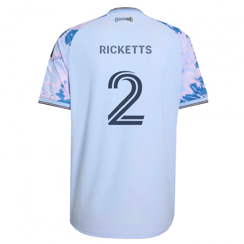 Danxen Hombre Camiseta Jamar Ricketts #2 Azul Real Blanco Negro 2ª Equipación 2026/27 La Camisa