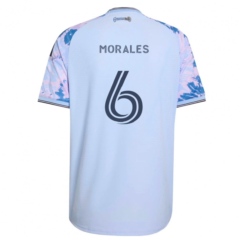 Danxen Hombre Camiseta Alfredo Morales #6 Azul Real Blanco Negro 2ª Equipación 2026/27 La Camisa