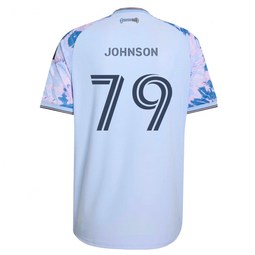 Danxen Hombre Camiseta Darius Johnson #79 Azul Real Blanco Negro 2ª Equipación 2026/27 La Camisa