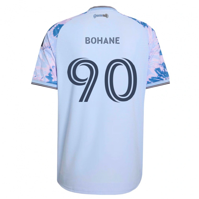 Danxen Hombre Camiseta Zach Bohane #90 Azul Real Blanco Negro 2ª Equipación 2026/27 La Camisa