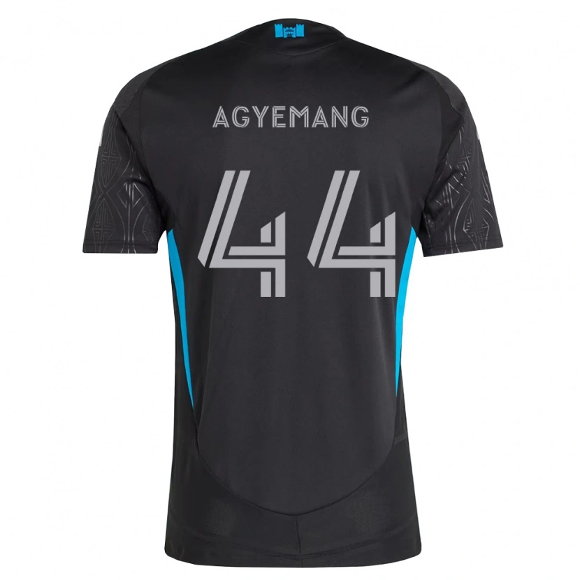 Danxen Hombre Camiseta Morrison Agyemang #44 Negro Blanco Azul Cielo 2ª Equipación 2026/27 La Camisa