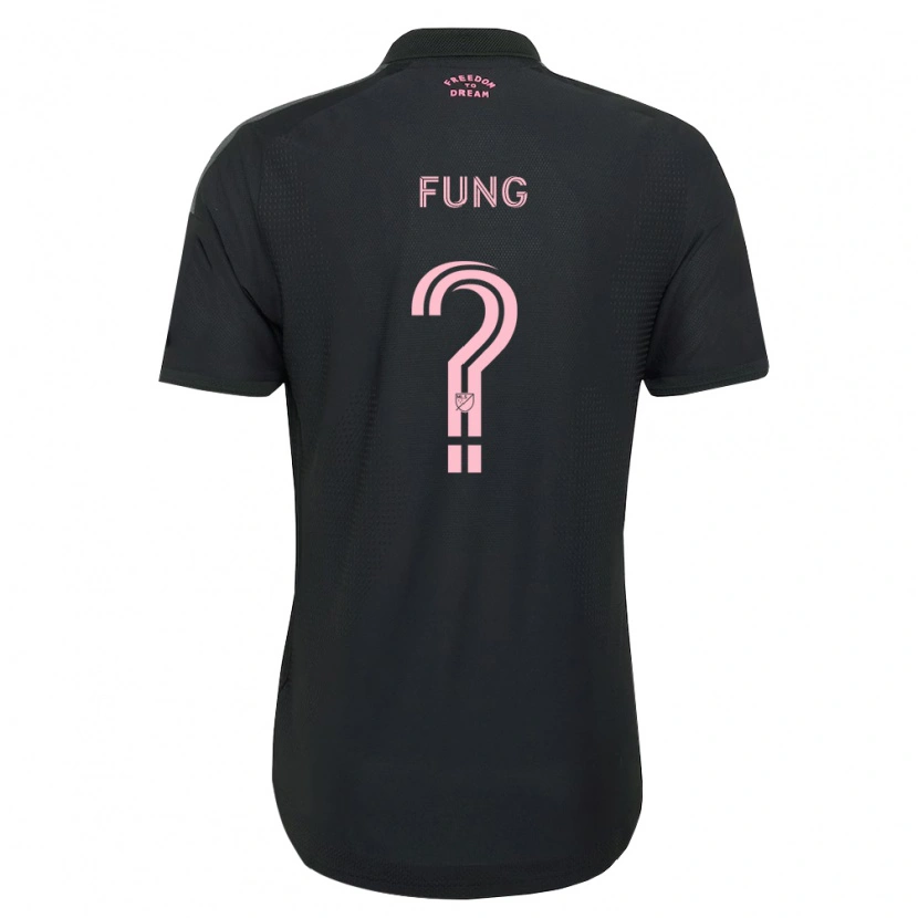 Danxen Hombre Camiseta Victor Fung #0 Rosa Negro Blanco 2ª Equipación 2026/27 La Camisa