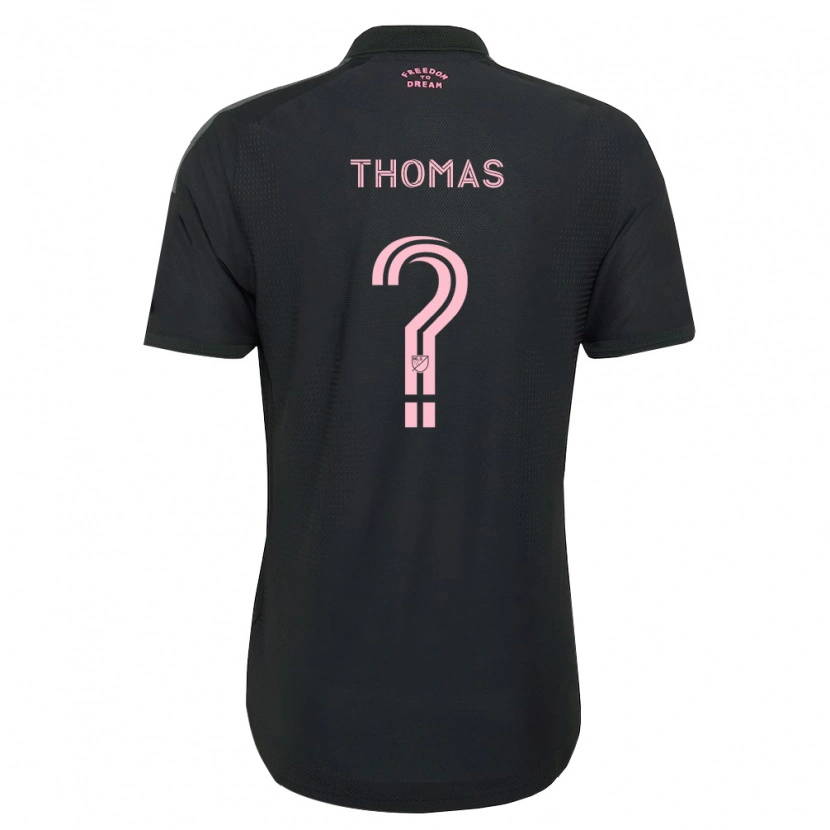 Danxen Hombre Camiseta Kobi Thomas #0 Rosa Negro Blanco 2ª Equipación 2026/27 La Camisa