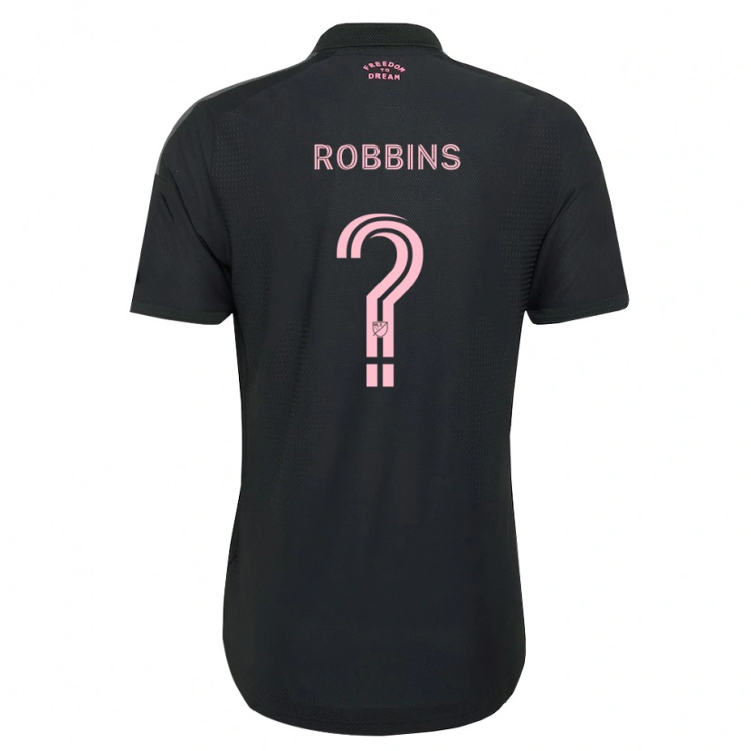 Danxen Hombre Camiseta Lukas Robbins #0 Rosa Negro Blanco 2ª Equipación 2026/27 La Camisa