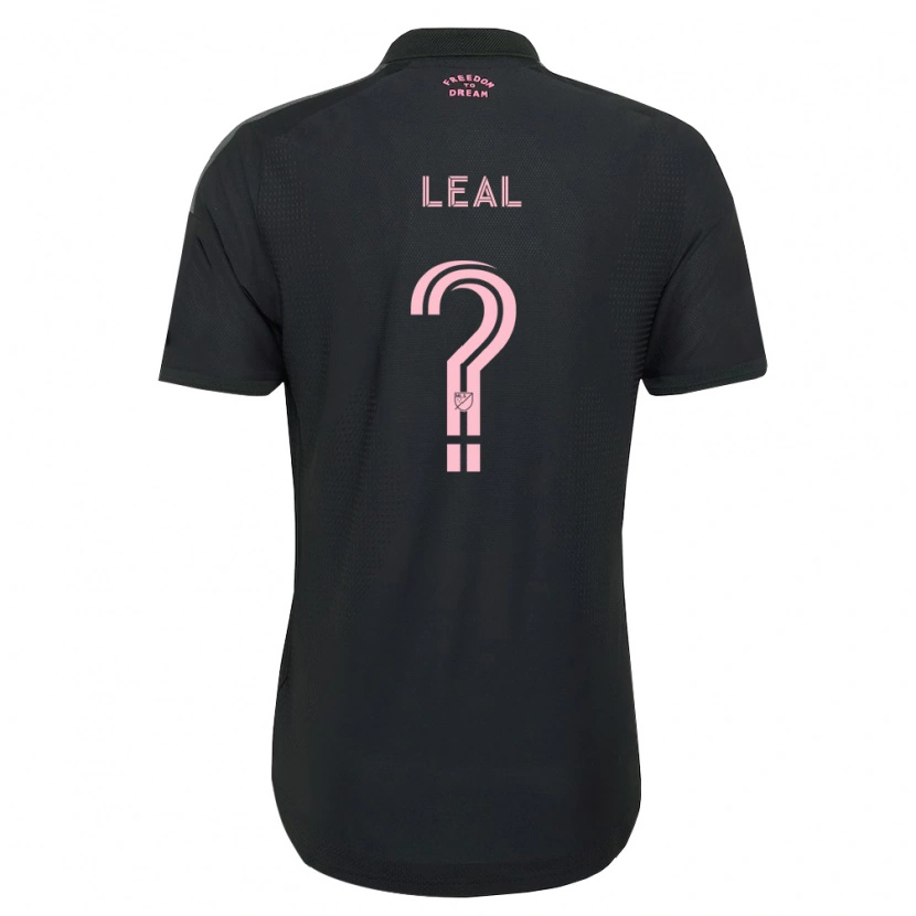 Danxen Hombre Camiseta Gabriel Leal #0 Rosa Negro Blanco 2ª Equipación 2026/27 La Camisa