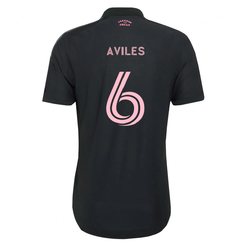 Danxen Hombre Camiseta Tomás Avilés #6 Rosa Negro Blanco 2ª Equipación 2026/27 La Camisa