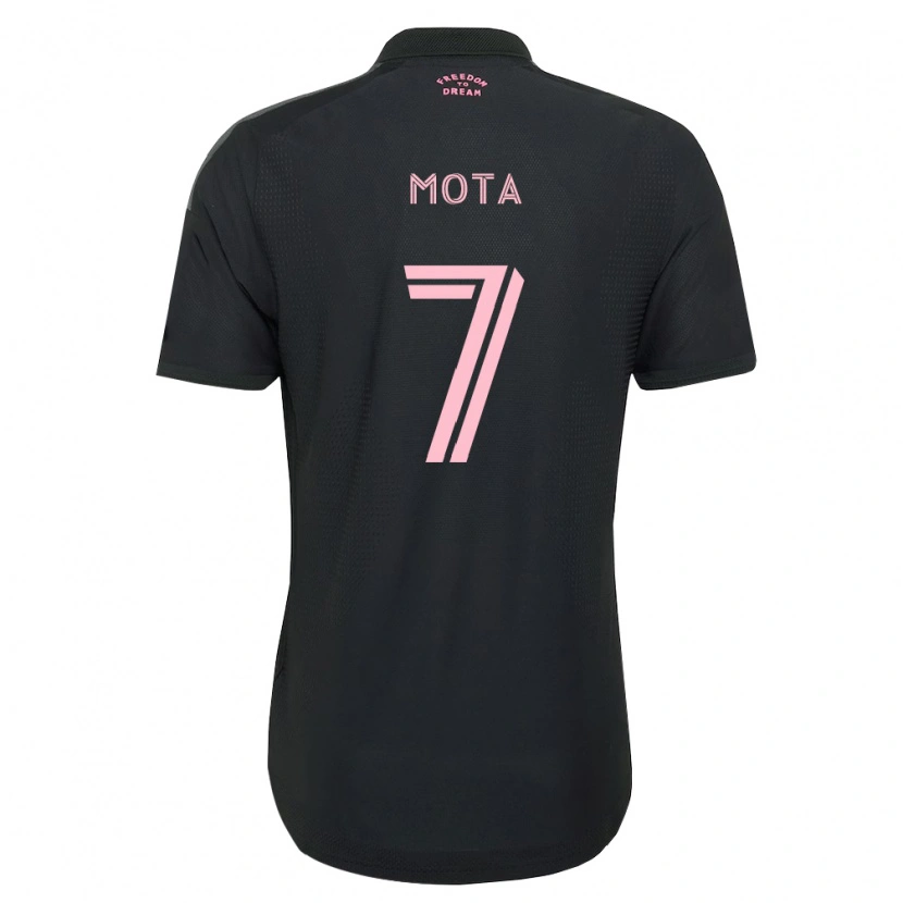 Danxen Hombre Camiseta Jean Mota #7 Rosa Negro Blanco 2ª Equipación 2026/27 La Camisa