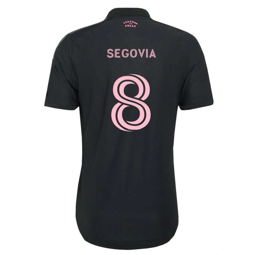 Danxen Hombre Camiseta Telasco Segovia #8 Rosa Negro Blanco 2ª Equipación 2026/27 La Camisa