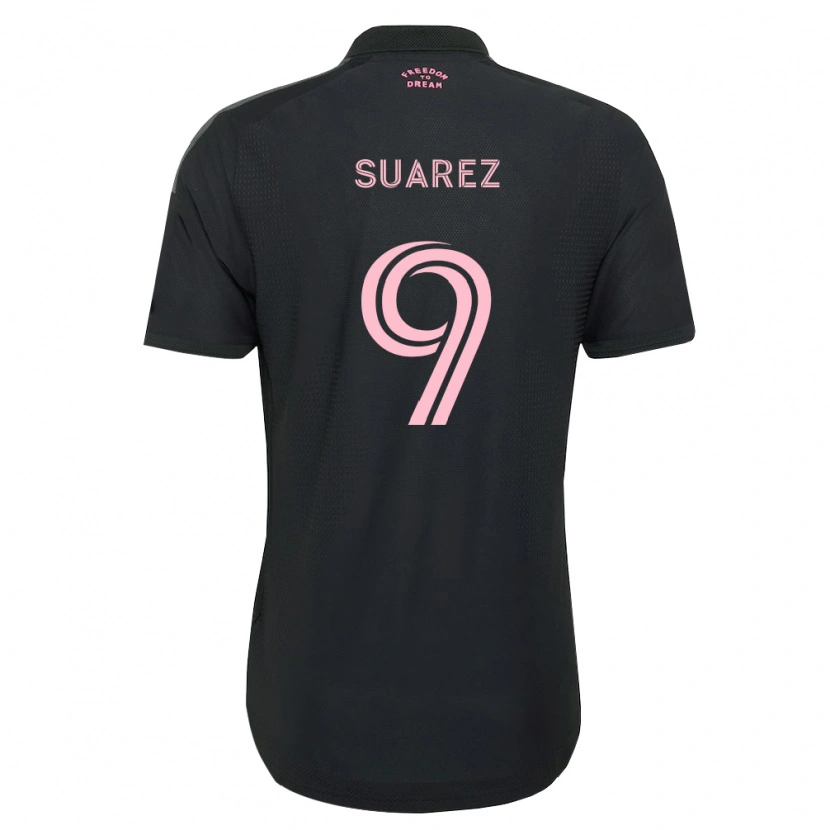 Danxen Hombre Camiseta Luis Suárez #9 Rosa Negro Blanco 2ª Equipación 2026/27 La Camisa