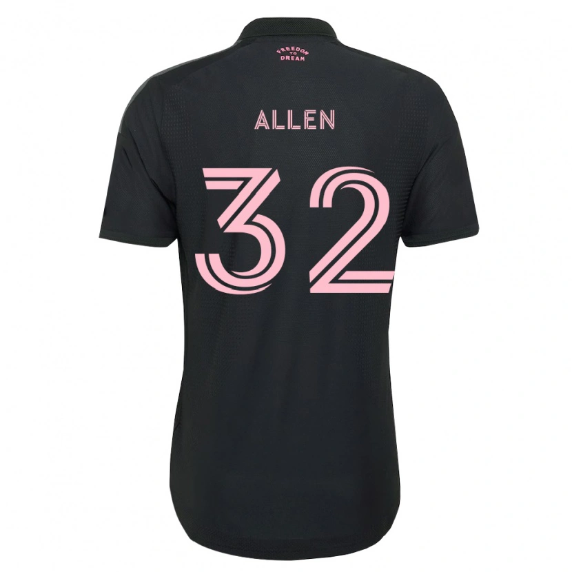 Danxen Hombre Camiseta Noah Allen #32 Rosa Negro Blanco 2ª Equipación 2026/27 La Camisa