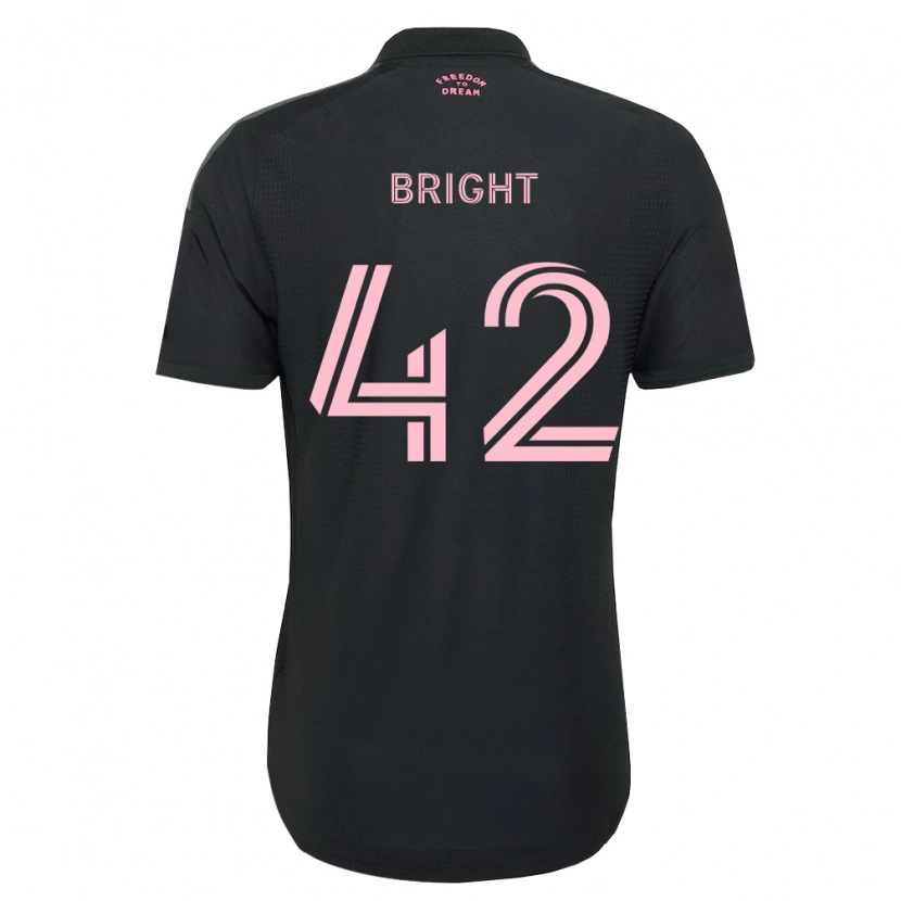 Danxen Hombre Camiseta Yannick Bright #42 Rosa Negro Blanco 2ª Equipación 2026/27 La Camisa