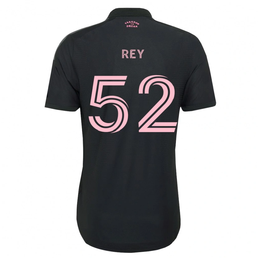 Danxen Hombre Camiseta Diego Rey #52 Rosa Negro Blanco 2ª Equipación 2026/27 La Camisa