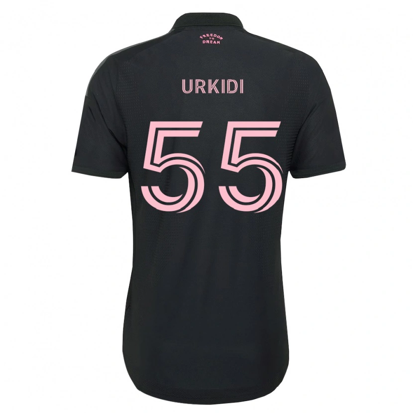 Danxen Hombre Camiseta Ian Urkidi #55 Rosa Negro Blanco 2ª Equipación 2026/27 La Camisa