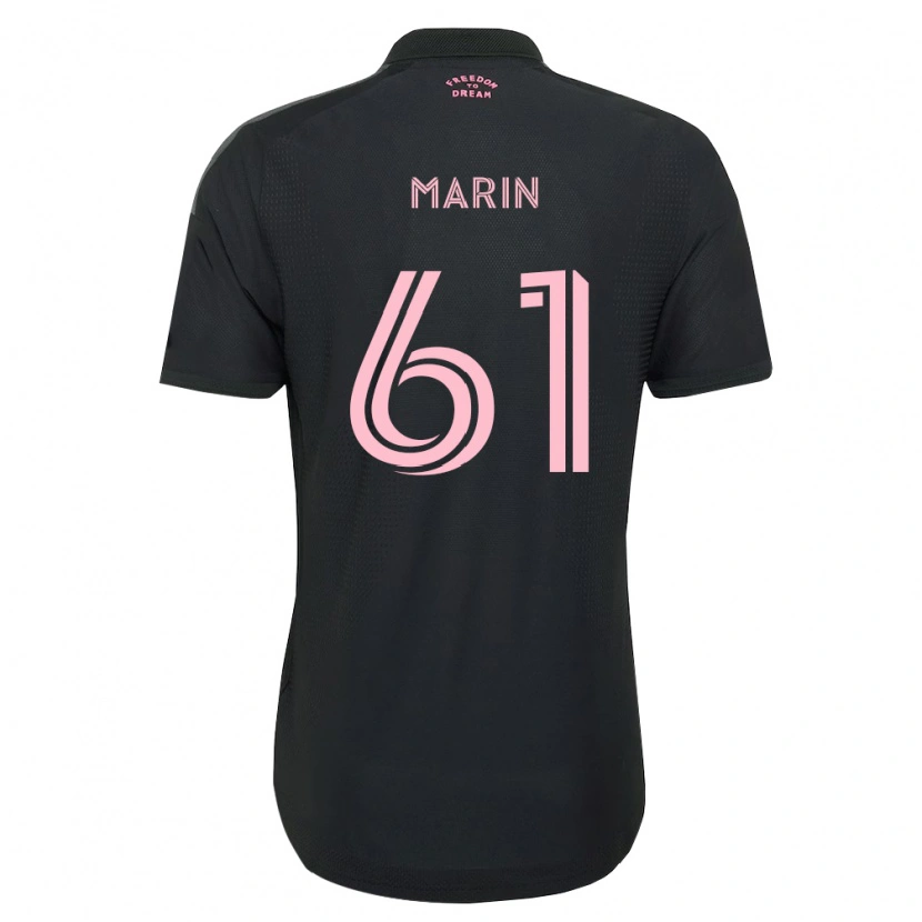 Danxen Hombre Camiseta Matias Marin #61 Rosa Negro Blanco 2ª Equipación 2026/27 La Camisa