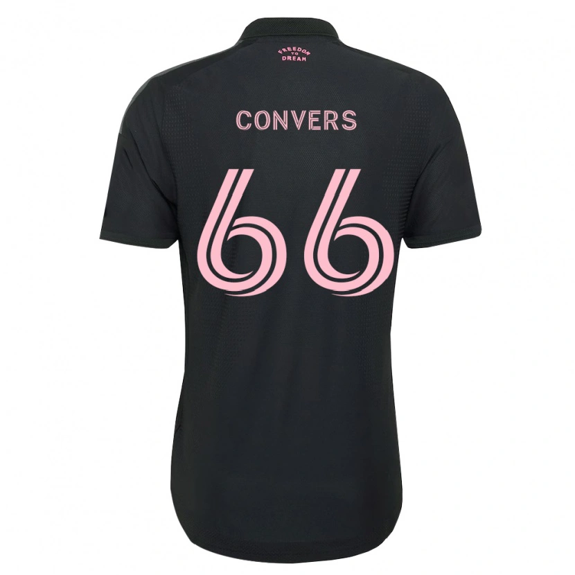 Danxen Hombre Camiseta Joseph Convers #66 Rosa Negro Blanco 2ª Equipación 2026/27 La Camisa