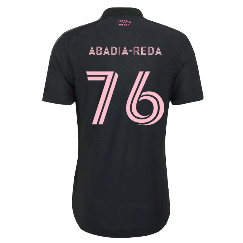 Danxen Hombre Camiseta Ezequiel Abadia-Reda #76 Rosa Negro Blanco 2ª Equipación 2026/27 La Camisa