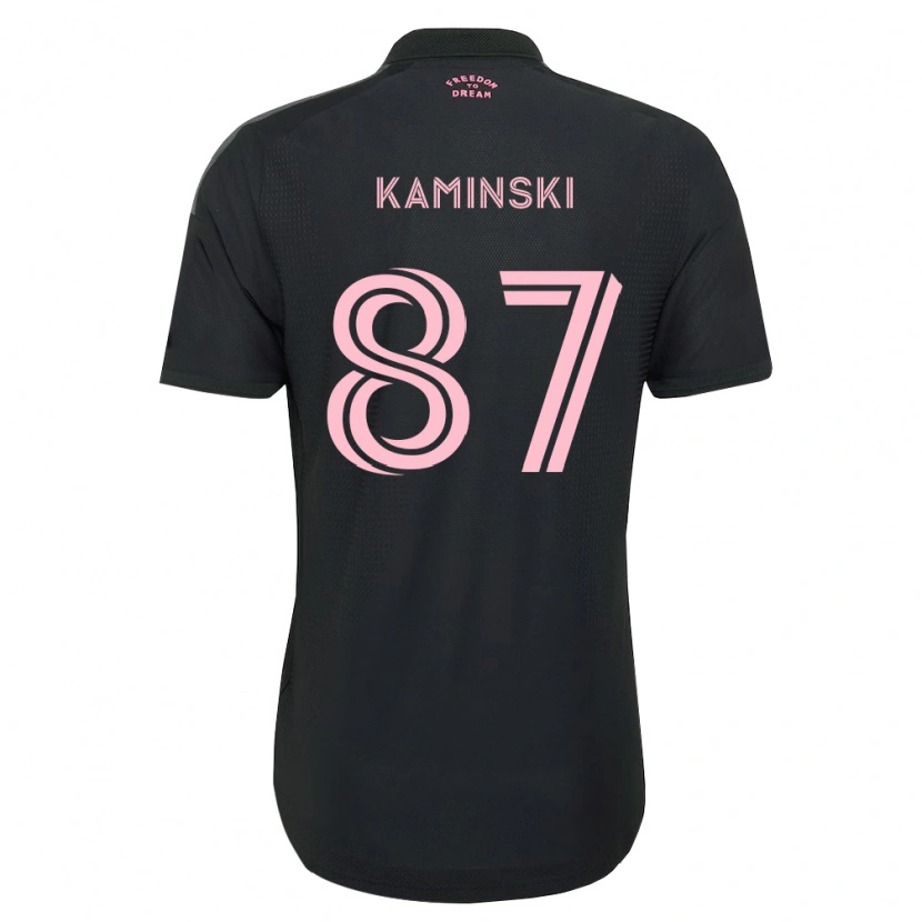Danxen Hombre Camiseta Brett Kaminski #87 Rosa Negro Blanco 2ª Equipación 2026/27 La Camisa