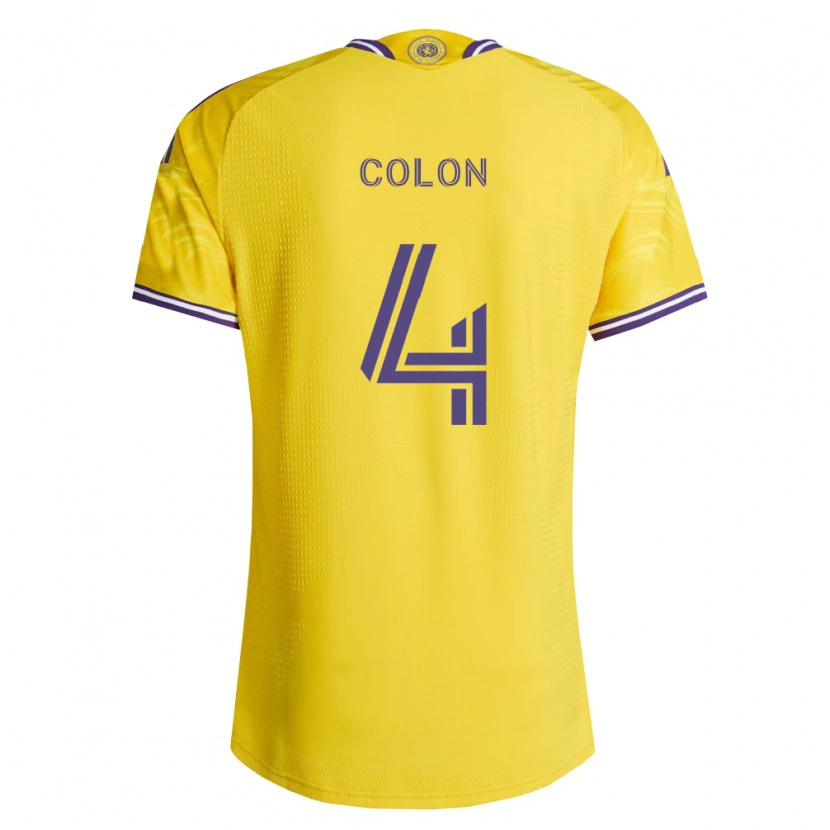 Danxen Hombre Camiseta Xzavier Colon #4 Amarillo Morado 2ª Equipación 2026/27 La Camisa