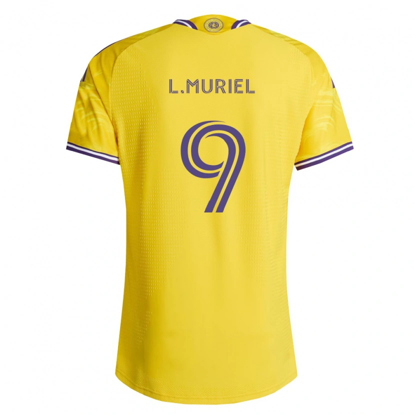 Danxen Hombre Camiseta Luis Muriel #9 Amarillo Morado 2ª Equipación 2026/27 La Camisa