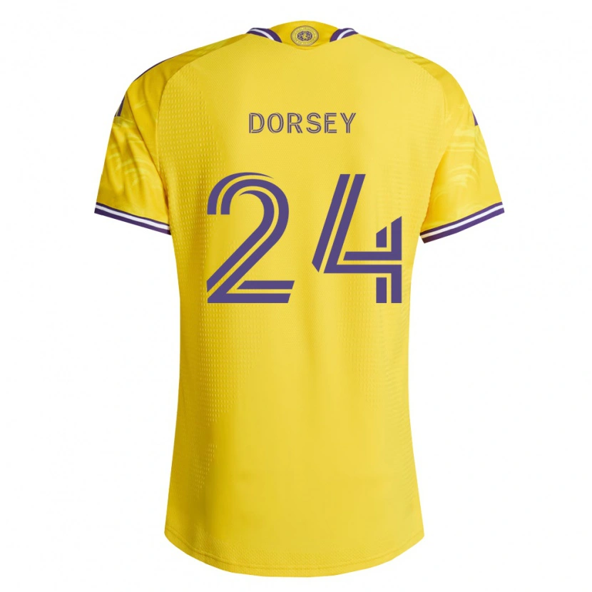 Danxen Hombre Camiseta Griffin Dorsey #24 Amarillo Morado 2ª Equipación 2026/27 La Camisa