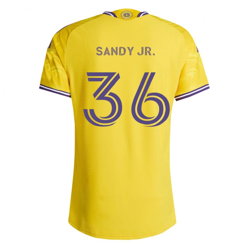Danxen Hombre Camiseta Titus Sandy Jr. #36 Amarillo Morado 2ª Equipación 2026/27 La Camisa