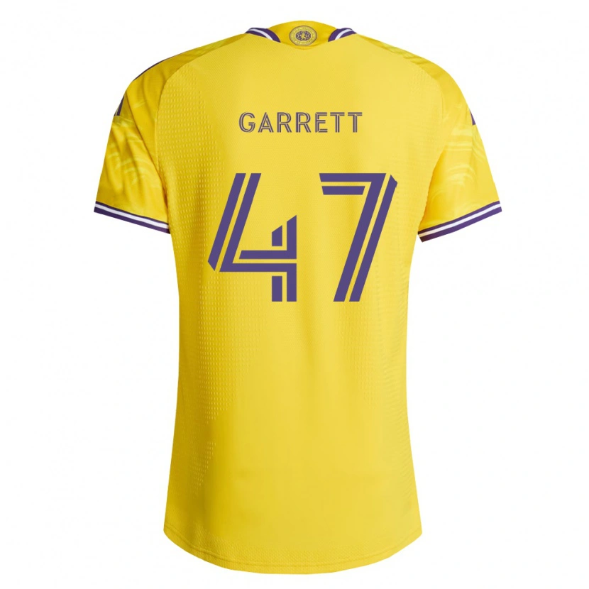Danxen Hombre Camiseta Ian Garrett #47 Amarillo Morado 2ª Equipación 2026/27 La Camisa
