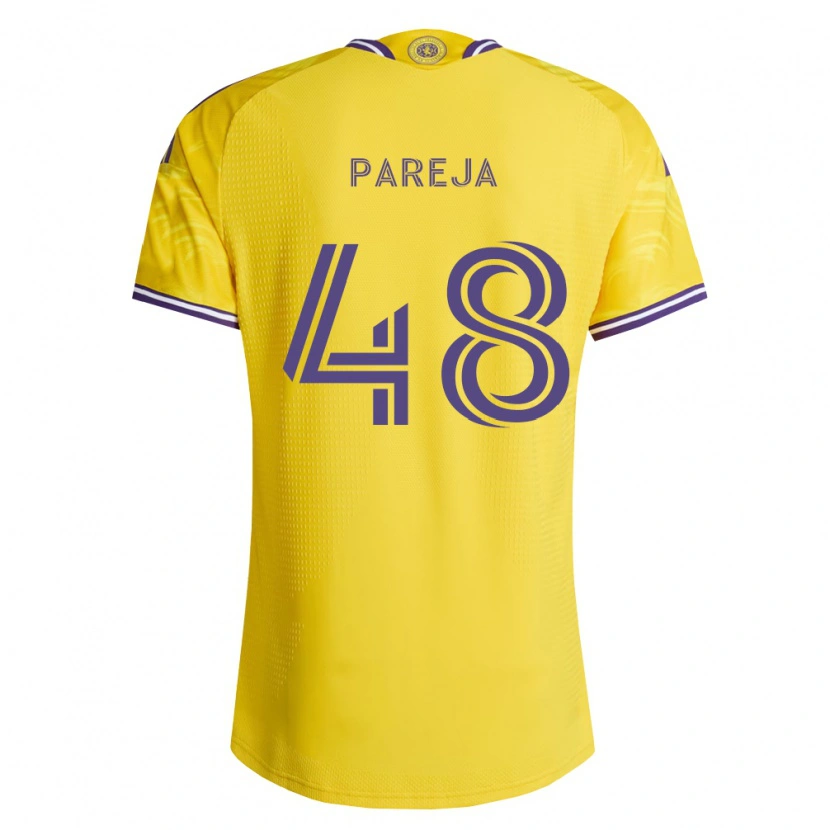 Danxen Hombre Camiseta Diego Pareja #48 Amarillo Morado 2ª Equipación 2026/27 La Camisa