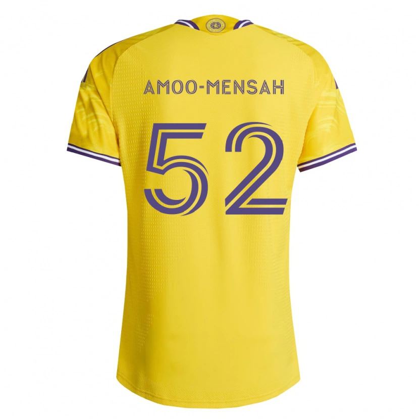 Danxen Hombre Camiseta Parker Amoo-Mensah #52 Amarillo Morado 2ª Equipación 2026/27 La Camisa