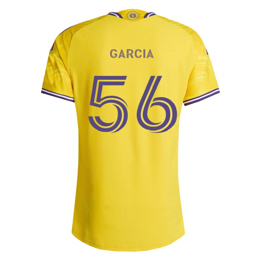 Danxen Hombre Camiseta Jakob Garcia #56 Amarillo Morado 2ª Equipación 2026/27 La Camisa