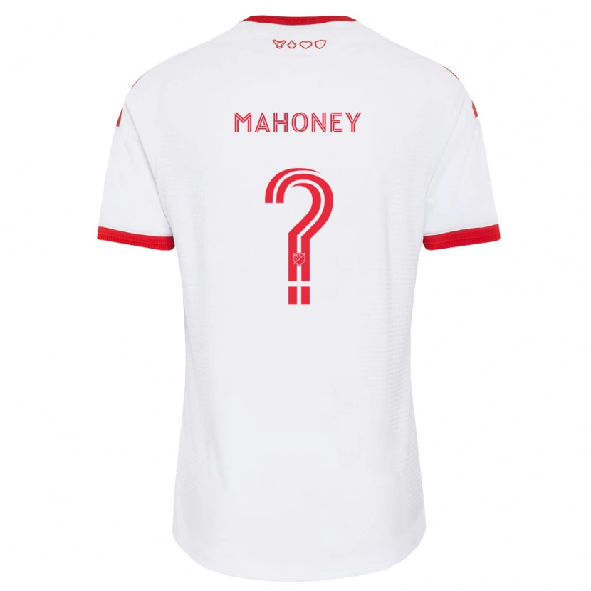 Danxen Hombre Camiseta Adrian Mahoney #0 Blanco Rojo Negro 2ª Equipación 2026/27 La Camisa