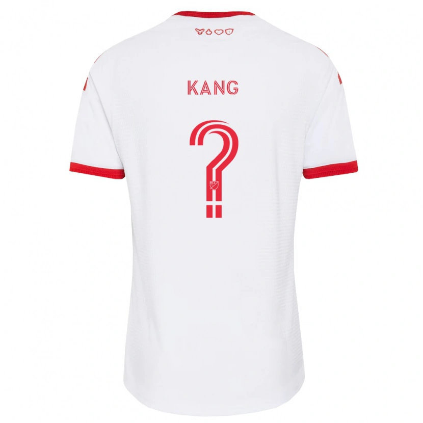 Danxen Hombre Camiseta Ethan Kang #0 Blanco Rojo Negro 2ª Equipación 2026/27 La Camisa