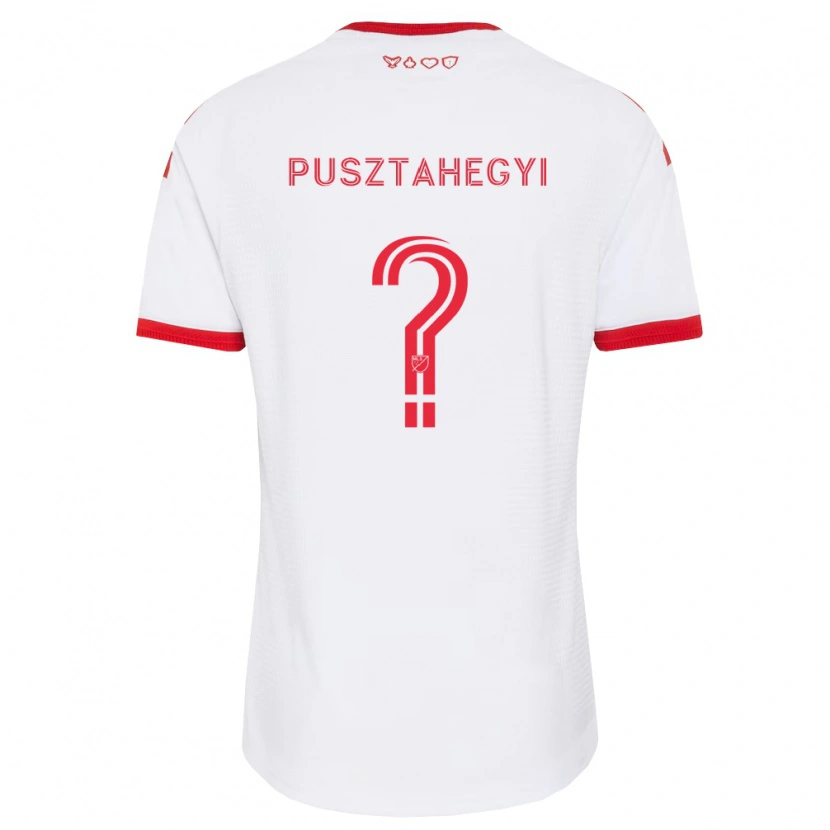 Danxen Hombre Camiseta Tristan Pusztahegyi #0 Blanco Rojo Negro 2ª Equipación 2026/27 La Camisa