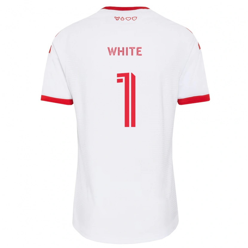 Danxen Hombre Camiseta O'mario White #1 Blanco Rojo Negro 2ª Equipación 2026/27 La Camisa