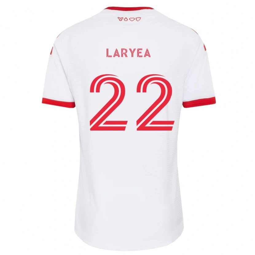 Danxen Hombre Camiseta Richie Laryea #22 Blanco Rojo Negro 2ª Equipación 2026/27 La Camisa