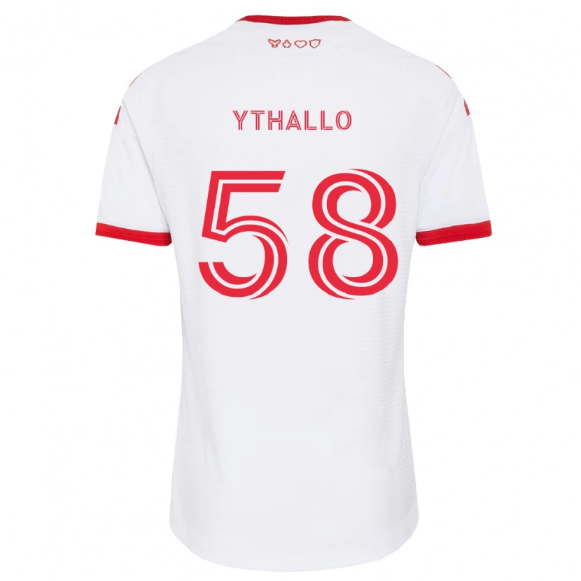 Danxen Hombre Camiseta Ythallo #58 Blanco Rojo Negro 2ª Equipación 2026/27 La Camisa