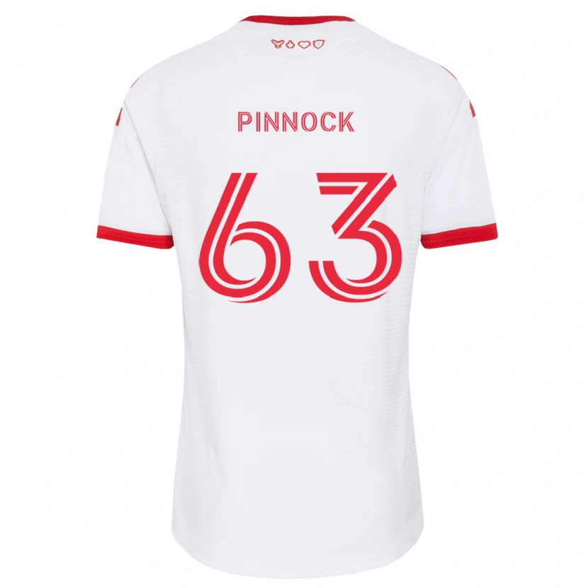 Danxen Hombre Camiseta Shyon Pinnock #63 Blanco Rojo Negro 2ª Equipación 2026/27 La Camisa