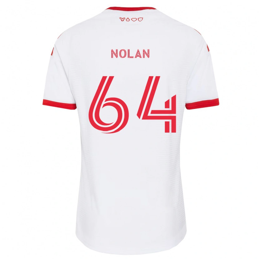 Danxen Hombre Camiseta Jahmarie Nolan #64 Blanco Rojo Negro 2ª Equipación 2026/27 La Camisa