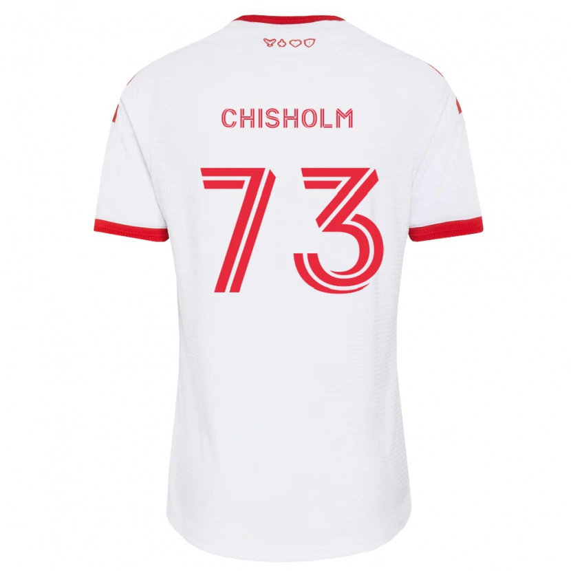 Danxen Hombre Camiseta Micah Chisholm #73 Blanco Rojo Negro 2ª Equipación 2026/27 La Camisa