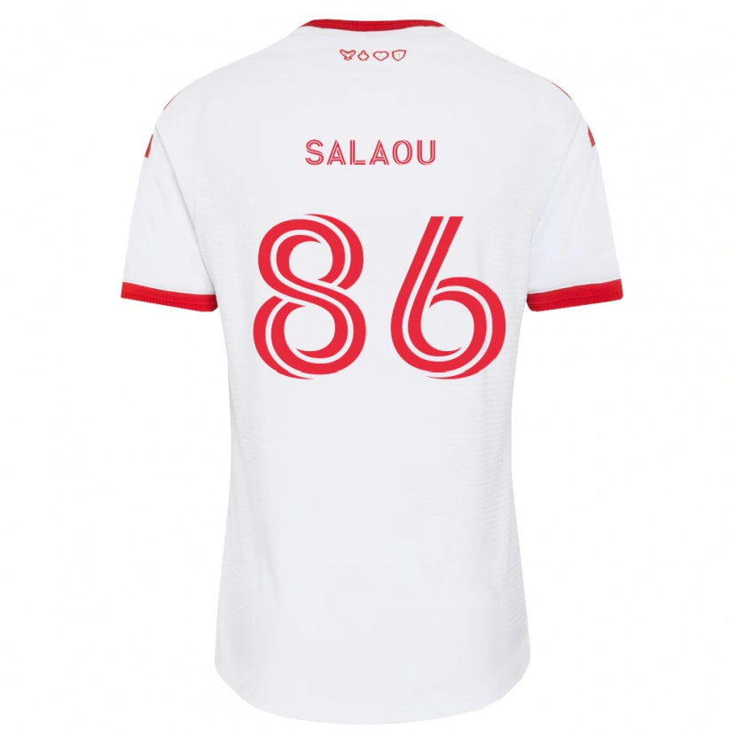 Danxen Hombre Camiseta Abundance Salaou #86 Blanco Rojo Negro 2ª Equipación 2026/27 La Camisa