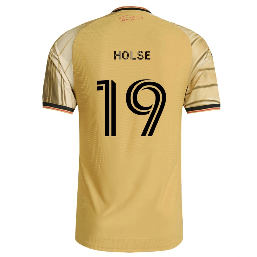 Danxen Hombre Camiseta Carlo Holse #19 Marrón Amarillo Negro 2ª Equipación 2026/27 La Camisa