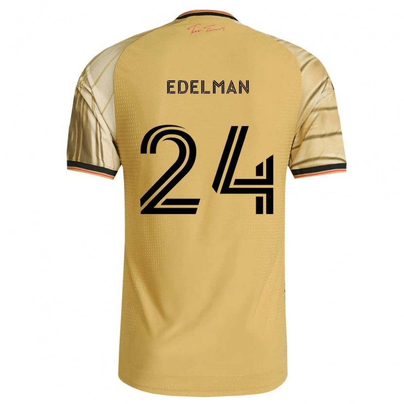 Danxen Hombre Camiseta Daniel Edelman #24 Marrón Amarillo Negro 2ª Equipación 2026/27 La Camisa