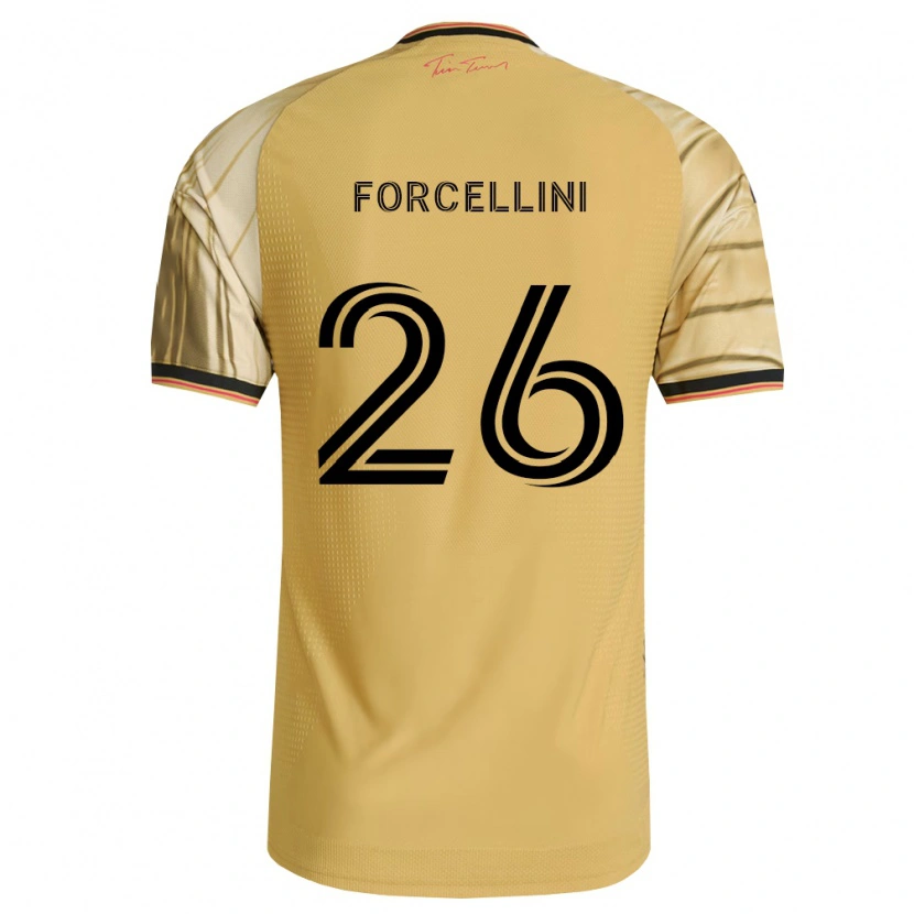 Danxen Hombre Camiseta Cooper Forcellini #26 Marrón Amarillo Negro 2ª Equipación 2026/27 La Camisa
