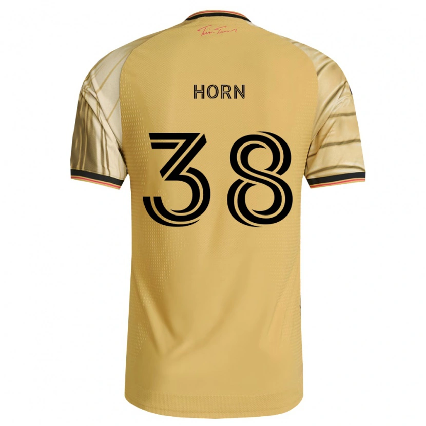 Danxen Hombre Camiseta Jannes Horn #38 Marrón Amarillo Negro 2ª Equipación 2026/27 La Camisa