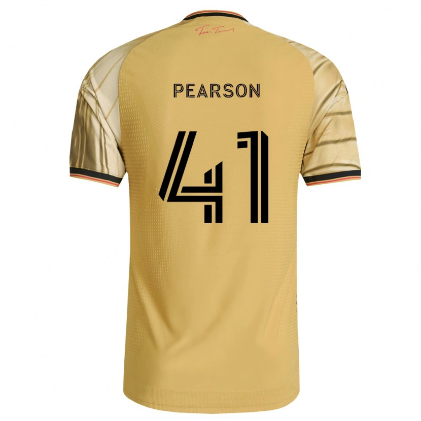 Danxen Hombre Camiseta Christopher Pearson #41 Marrón Amarillo Negro 2ª Equipación 2026/27 La Camisa